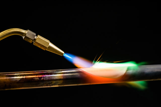 Flamme hydrogène Bulane