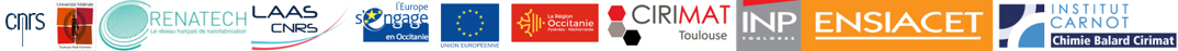 Logos des partenaires de la plateforme de fabrication additive MultiFab