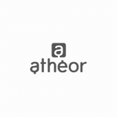 logo athéor noir et blanc