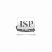 logo isp system noir et blanc