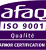 certification iso 9001 logo AFAQ