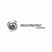 logo mécaprotec industries noir et blanc