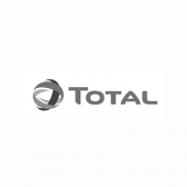 logo total noir et blanc